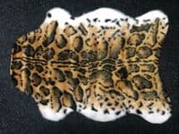 Funky Fun Soft Faux Fur Fabric Rug - OCELOT